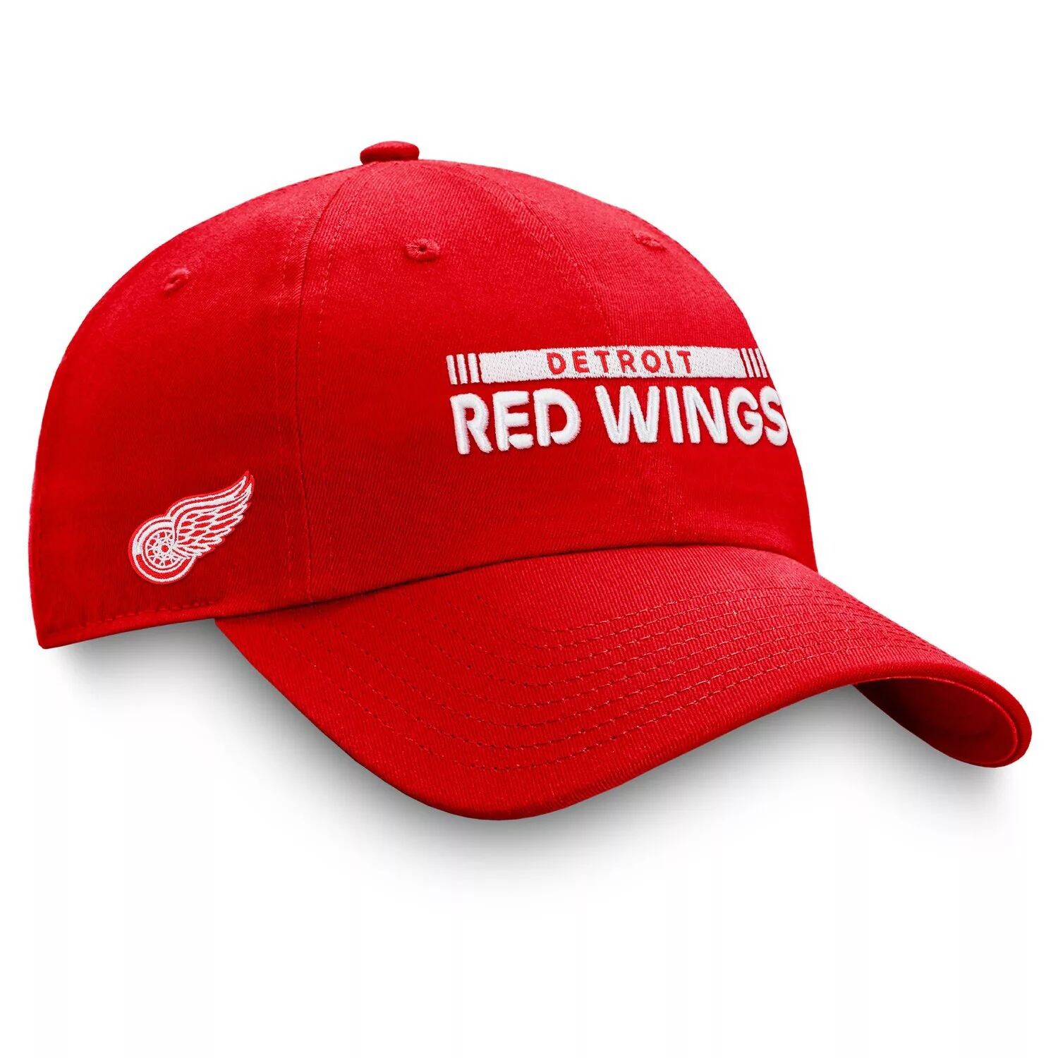 

Мужская регулируемая кепка Fanatics Branded Red Detroit Red Wings Authentic Pro Rink