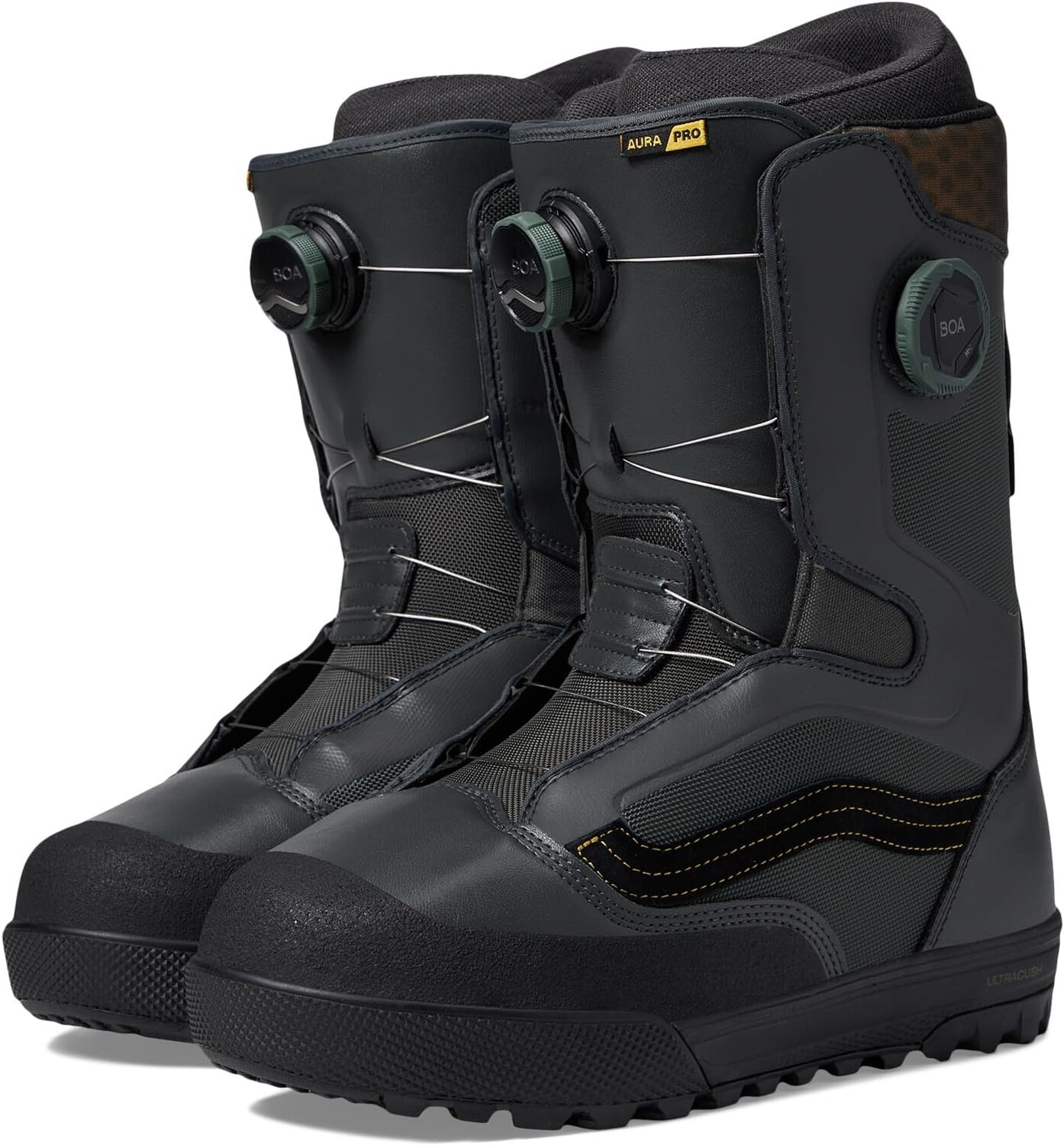 

Ботинки Aura Pro Snowboard Boots Vans, цвет Forest/Black