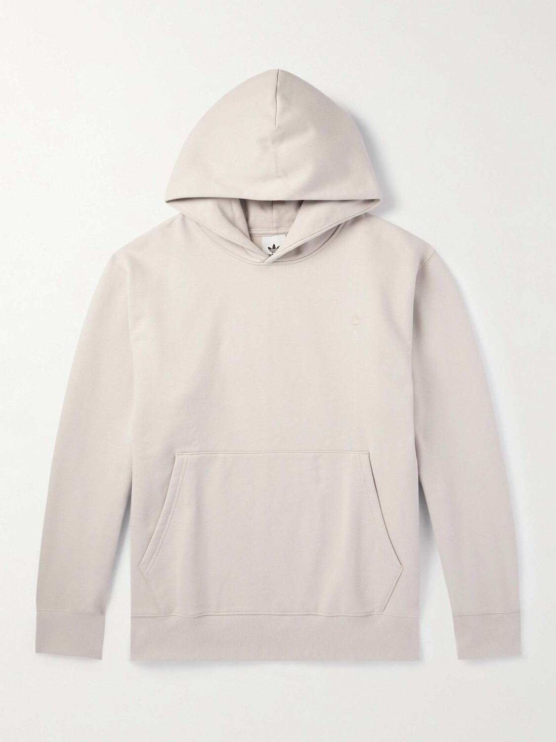 

Худи из смесового хлопкового джерси с вышитым логотипом ADIDAS ORIGINALS, бежевый
