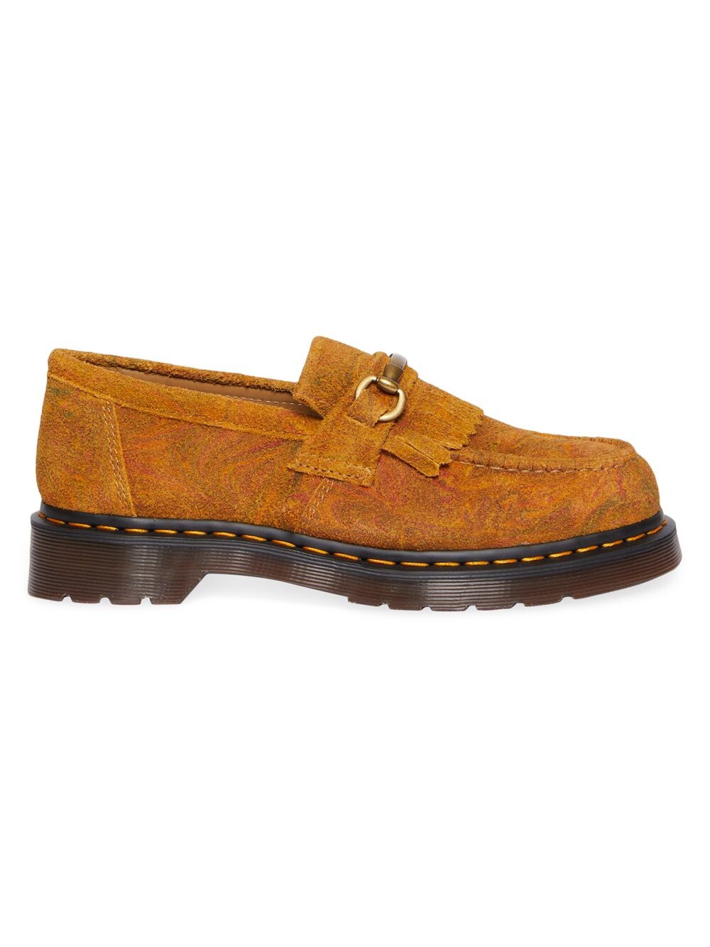 

Замшевые лоферы Adrian с трензелями Dr. Martens, коричневый