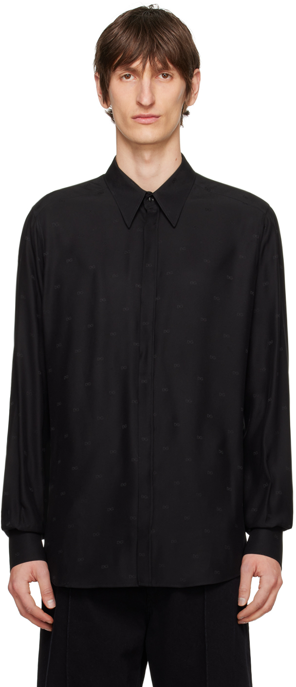 Черная рубашка в стиле Мартини , цвет Black Dolce&Gabbana