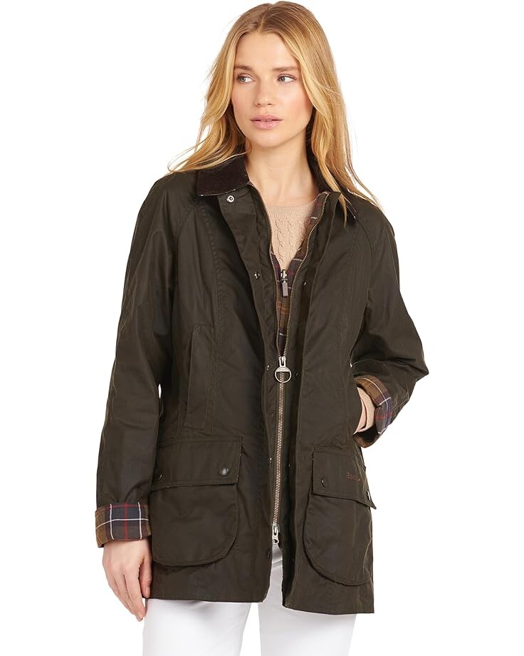 

Куртка Barbour Barbour Classic Beadnell Wax Jacket, цвет Olive 1