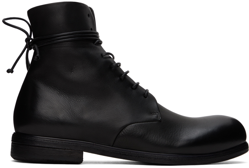 Черные ботинки Zucca Zeppa Marsell