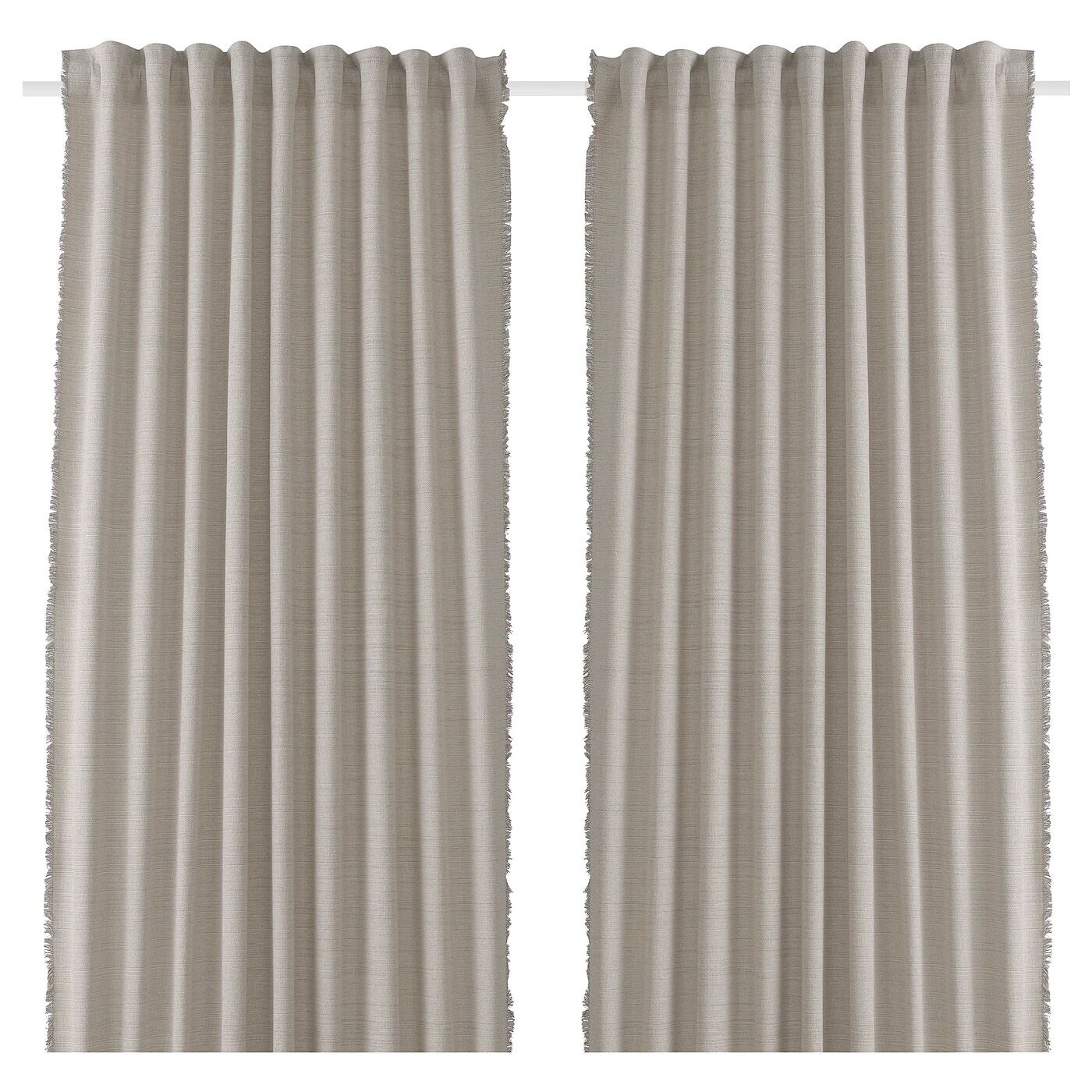 

2 шторы-гардины (затемненные), серые, 140х300 см, VÄXELBRUK IKEA