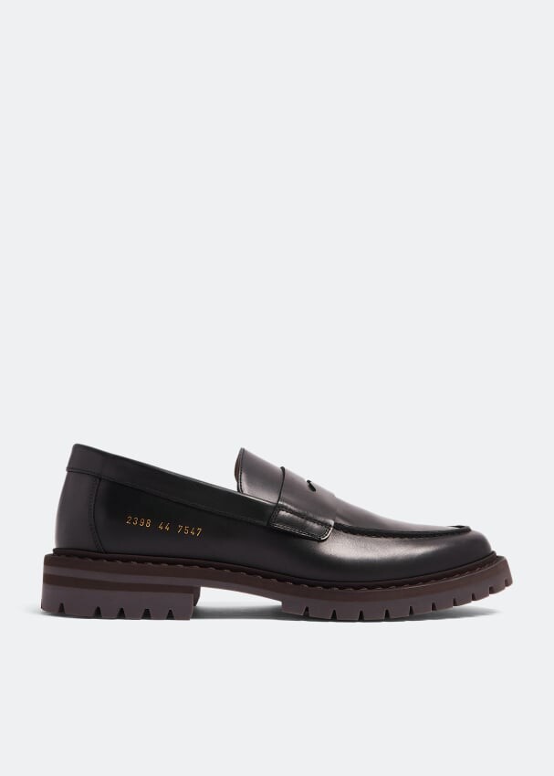 

Лоферы Common Projects Leather, черный