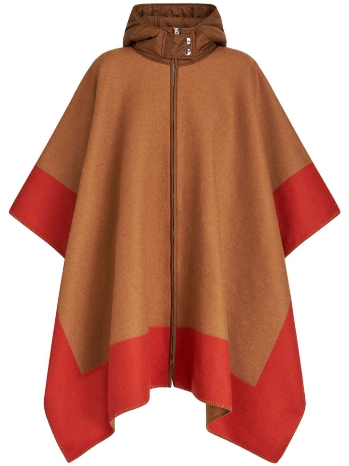 

ETRO кейп с логотипом Pegaso, коричневый