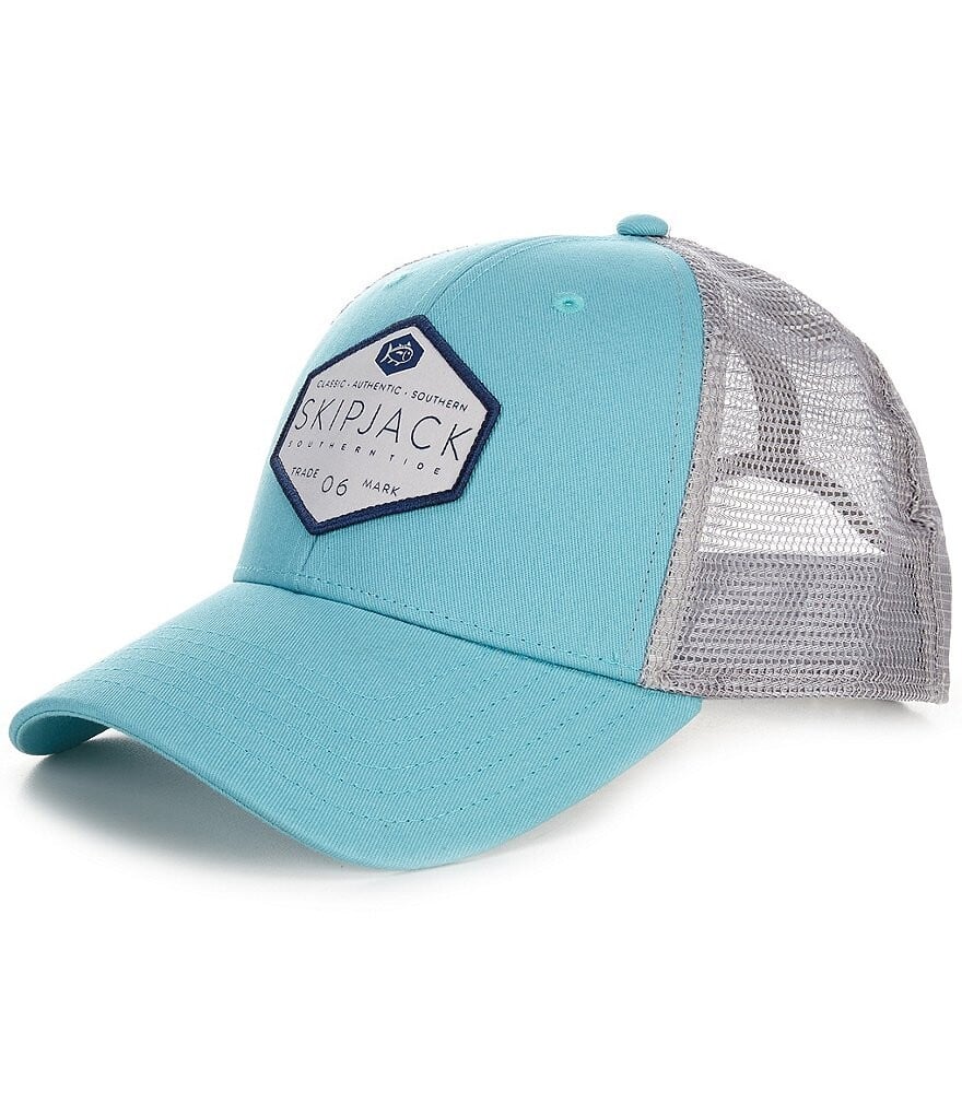 

Кепка дальнобойщика с торговой маркой Southern Tide Skipjack, синий