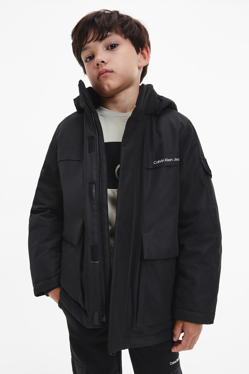 

Черные джинсы для мальчиков Back To School Calvin Klein Jeans, черный