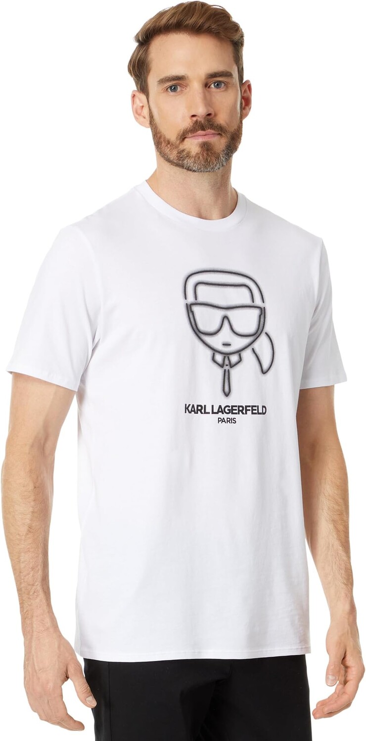 

Футболка с логотипом Karl Karl Lagerfeld Paris, белый