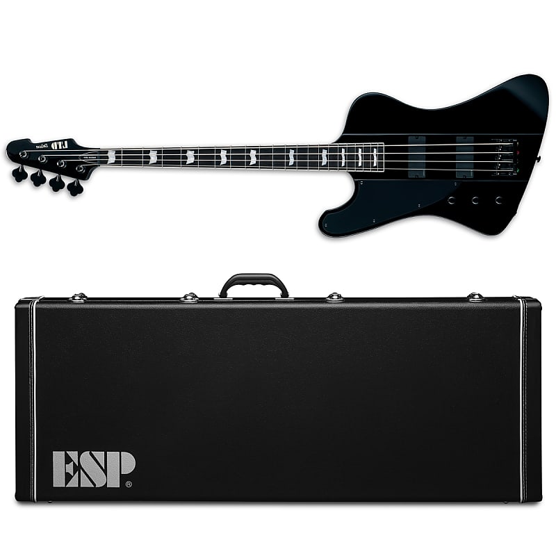 Басс гитара ESP LTD Phoenix-1004 LH Black Left-Handed Electric Bass Guitar + Hard Case