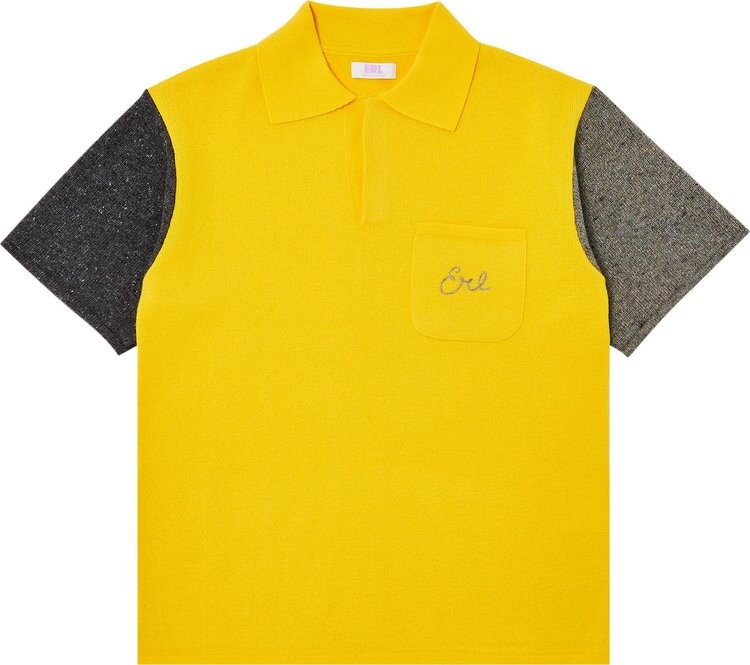 

Рубашка ERL Bicolor Polo 'Yellow', желтый