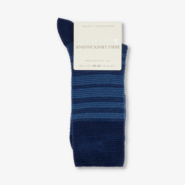 

Трикотажные носки sensitive sunset stripe Falke, синий