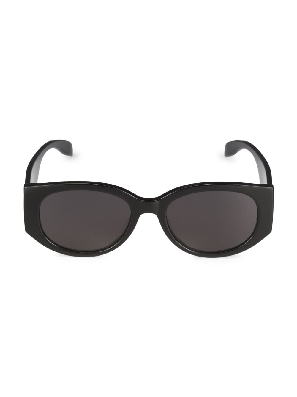 

Овальные солнцезащитные очки Graffiti 54MM Alexander McQueen, черный