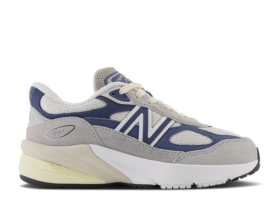 

Кроссовки New Balance 990V6 Little Kid 'Grey Day 2023', серый