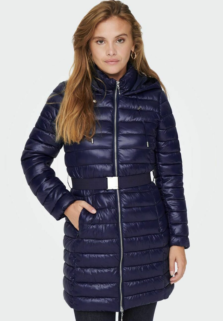 

Зимнее пальто ONLY ONLSCARLETT СТЕГАНОЕ ПАЛЬТО С ПОЯСОМ, цвет evening blue