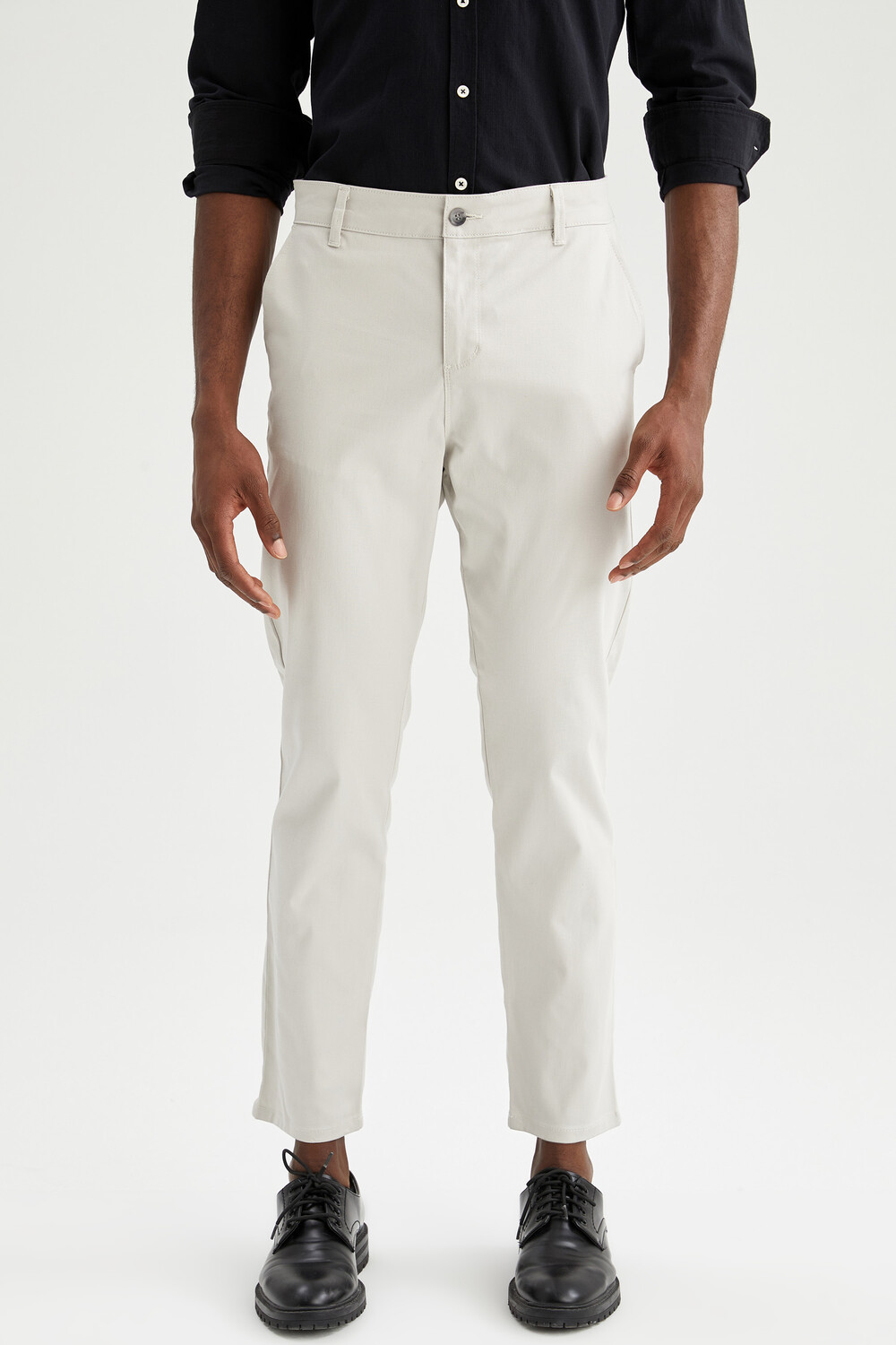 

Брюки чинос DeFacto hose NEW REGULAR FIT, цвет Stein