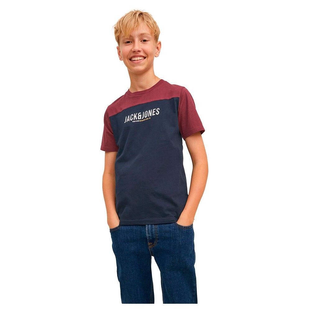 

Футболка Jack & Jones Edan Blocking Short Sleeve O Neck, синий