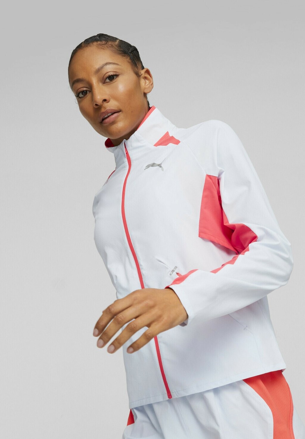 

Спортивная куртка Puma Ultraweave, светло-голубойяная синий огненная орхидея, Серый