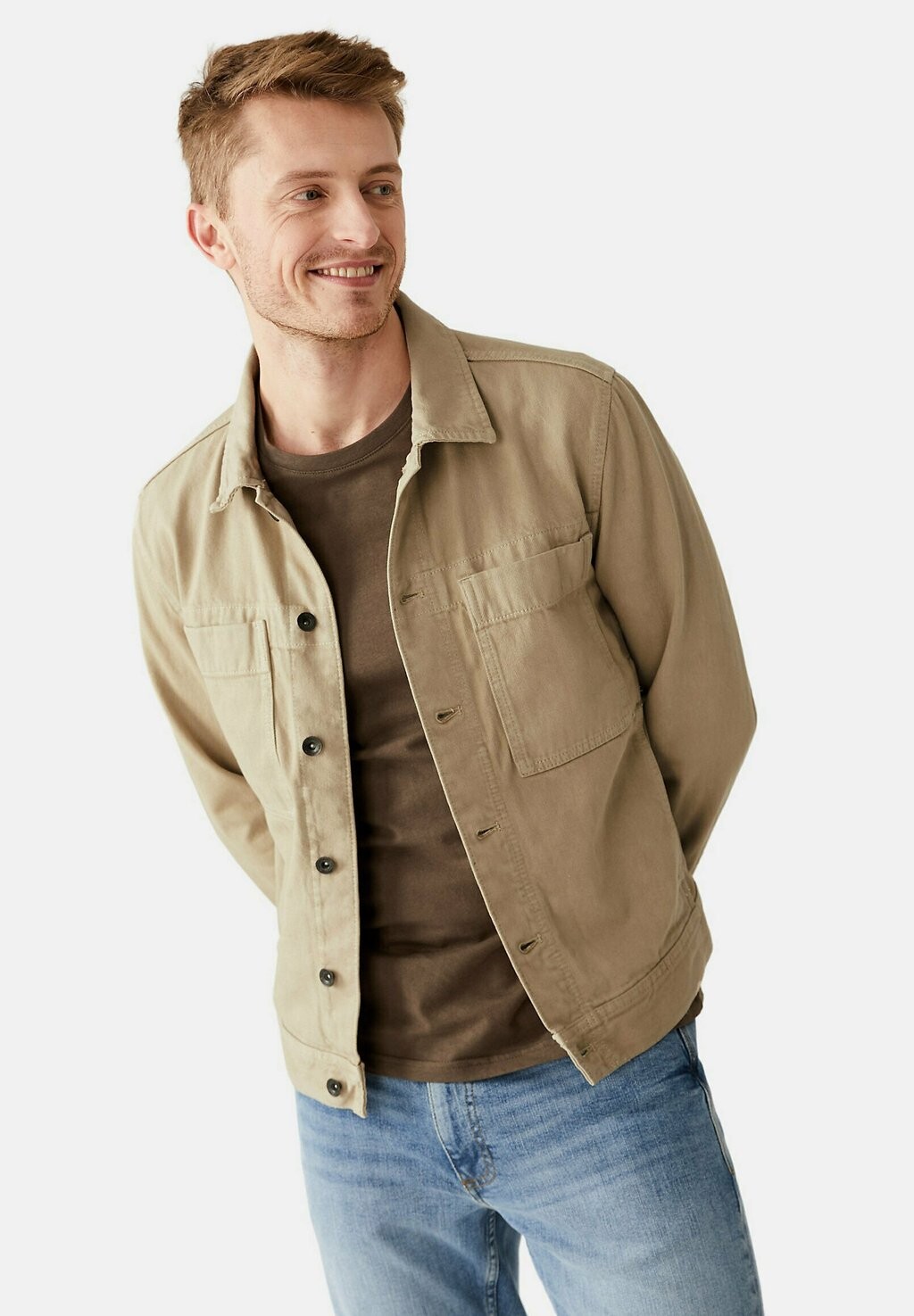 

Джинсовая куртка Marks & Spencer, Коричневый