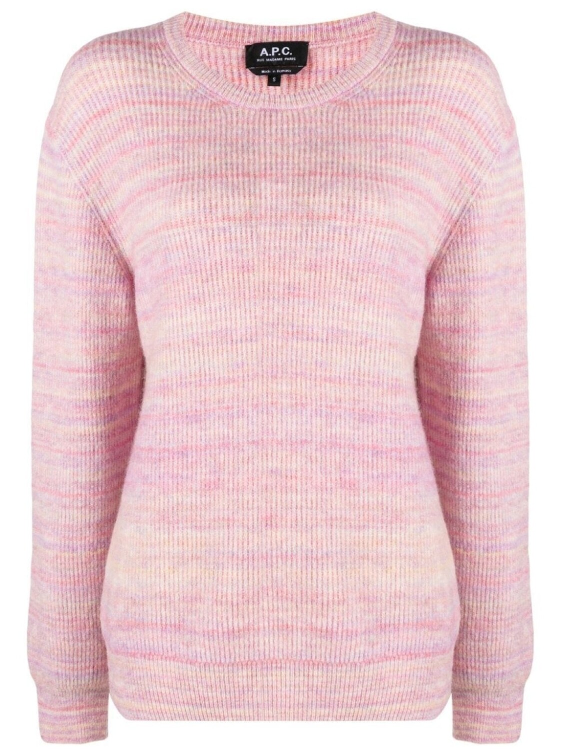 

A.P.C. джемпер с круглым вырезом, розовый
