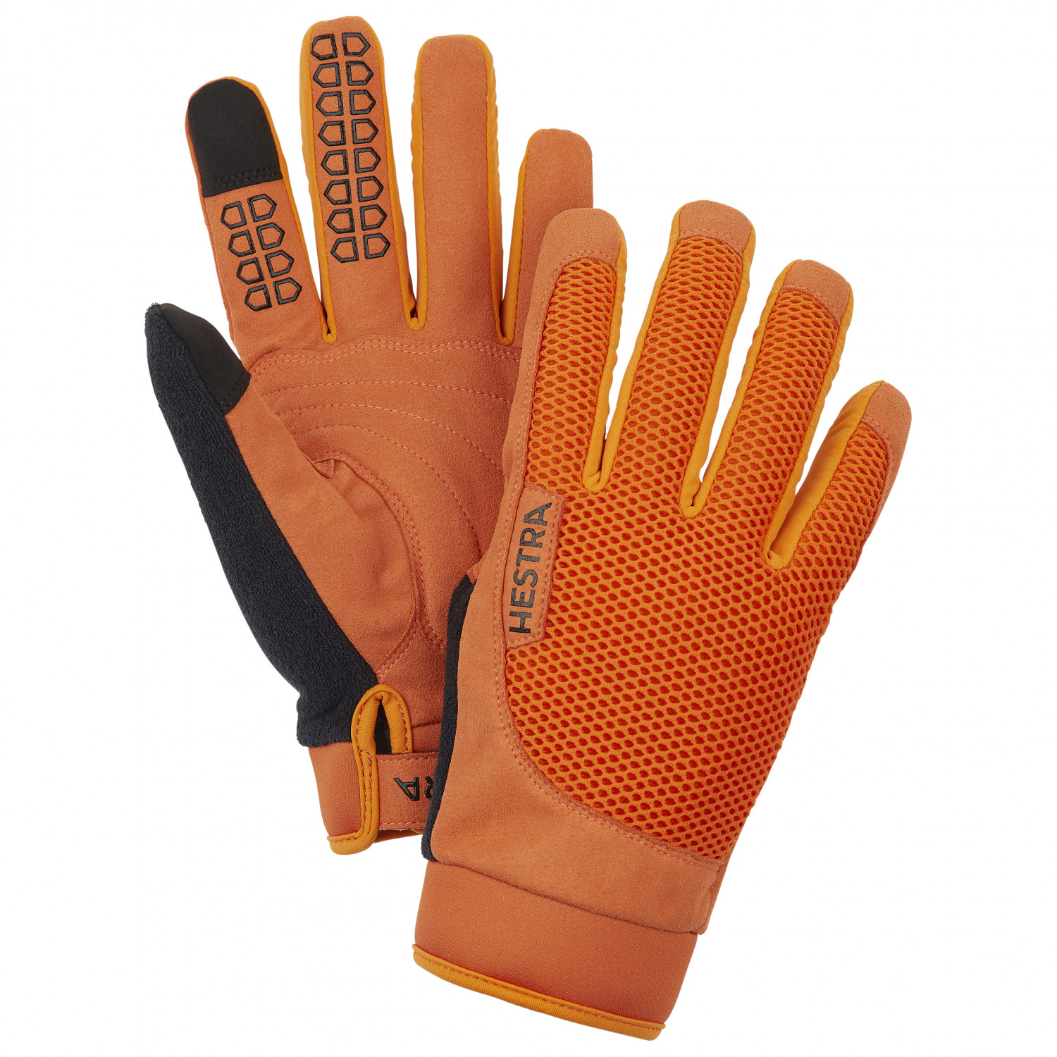 Перчатки Hestra Bike Long Sr 5 Finger, оранжевый перчатки хоккейные ccm tacks 550 sr синий