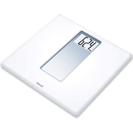 Персональные весы Beurer PS 160 с ЖК-дисплеем и большими цифрами 4,7 см, грузоподъемность 180 кг, белый ретро-дизайн