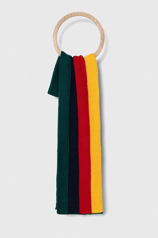 Детский шарф United Colors of Benetton, мультиколор толстовка united colors of benetton средней длины капюшон карманы размер 120 s серый