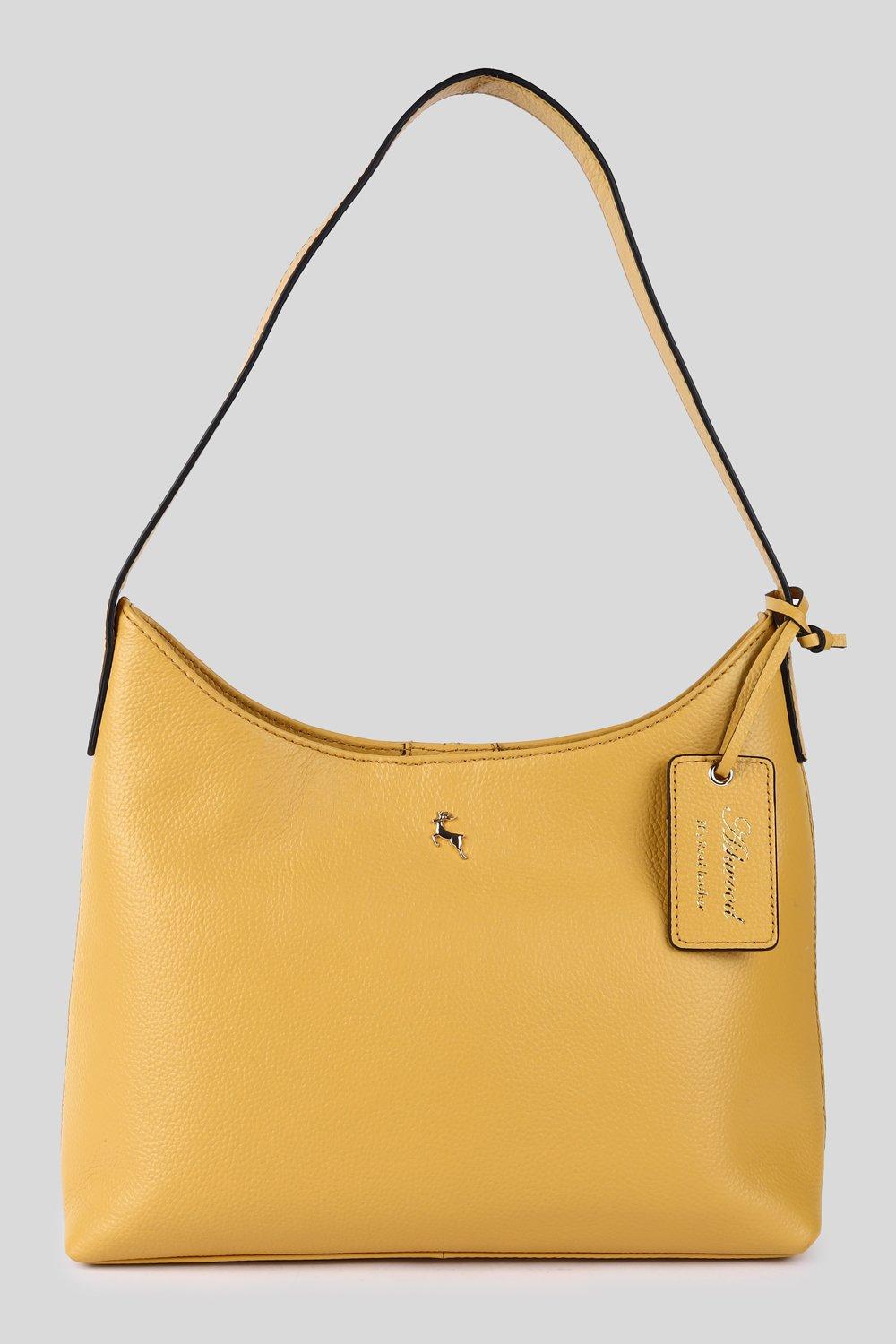 Сумка на плечо 'Splendore di Milano' из натуральной кожи Ashwood Leather, желтый сумка хобо размера l milano delta единый размер черный