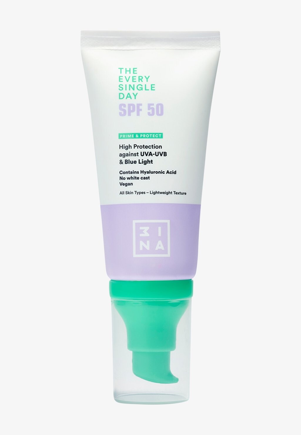 

Крем солнцезащитный The Every Single Day Spf50 3ina, цвет mint