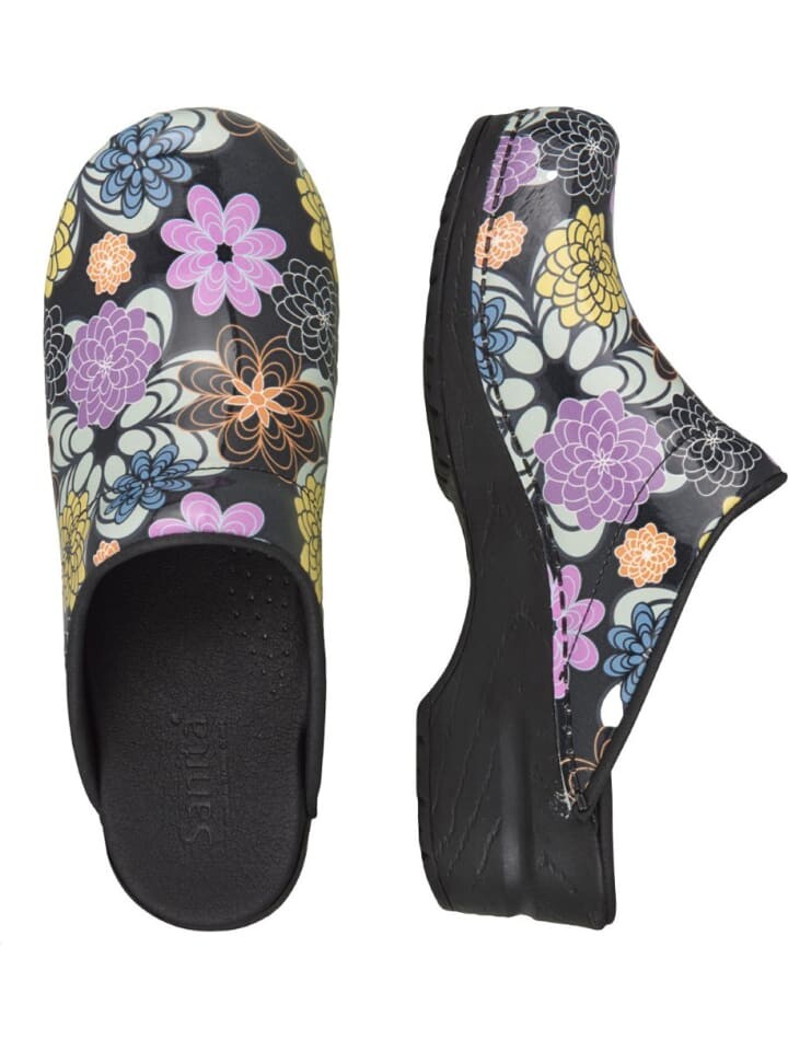 

Сабо Sanita Comfortwear, черный, Серый, Сабо Sanita Comfortwear, черный