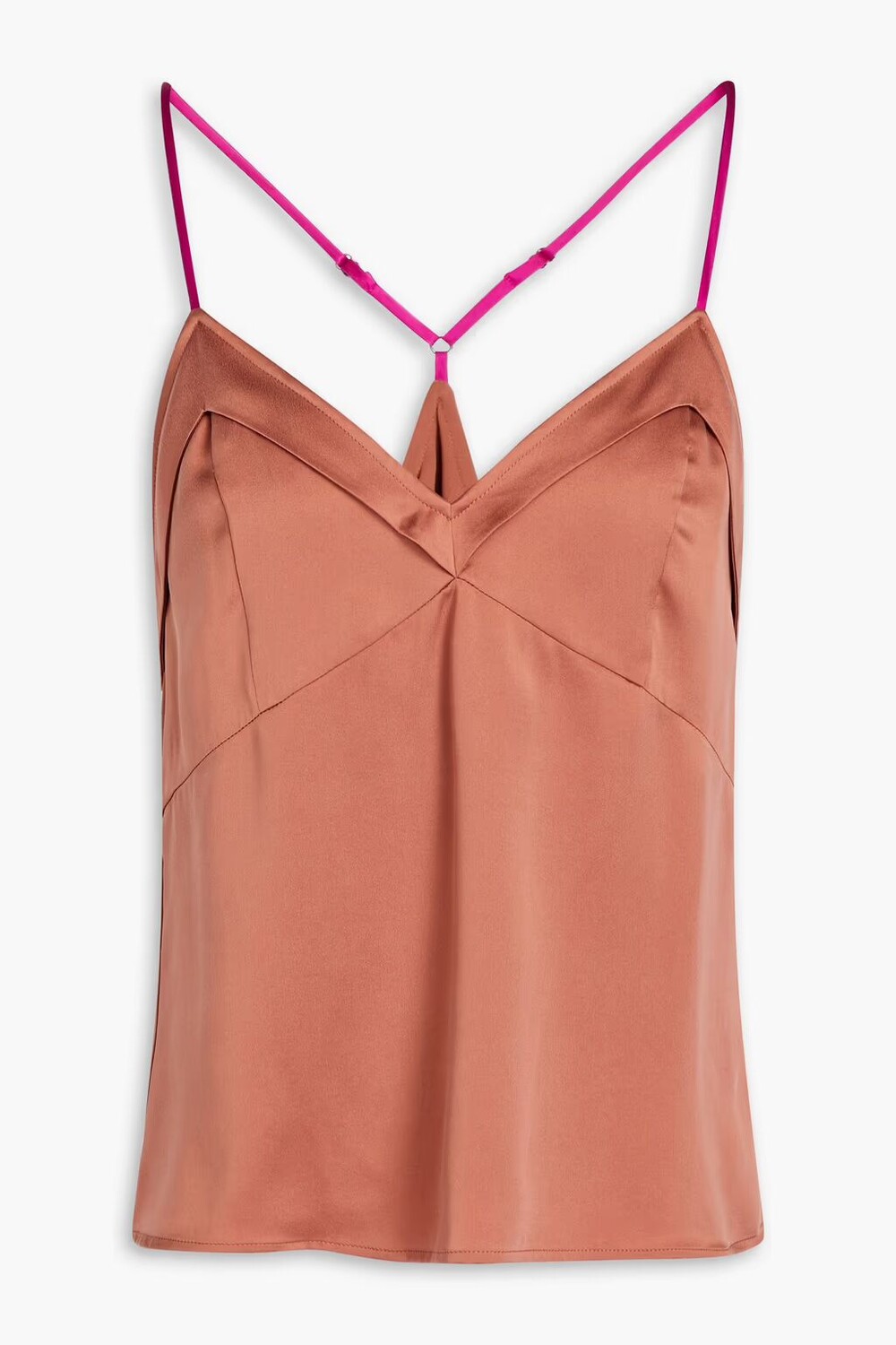 

Двухцветный топ Jaci из шелкового атласа Rag & Bone, античная роза