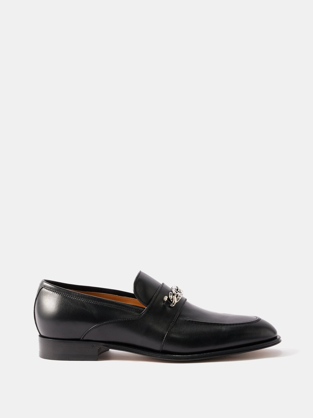 

Кожаные лоферы с цепочкой gg Gucci, черный