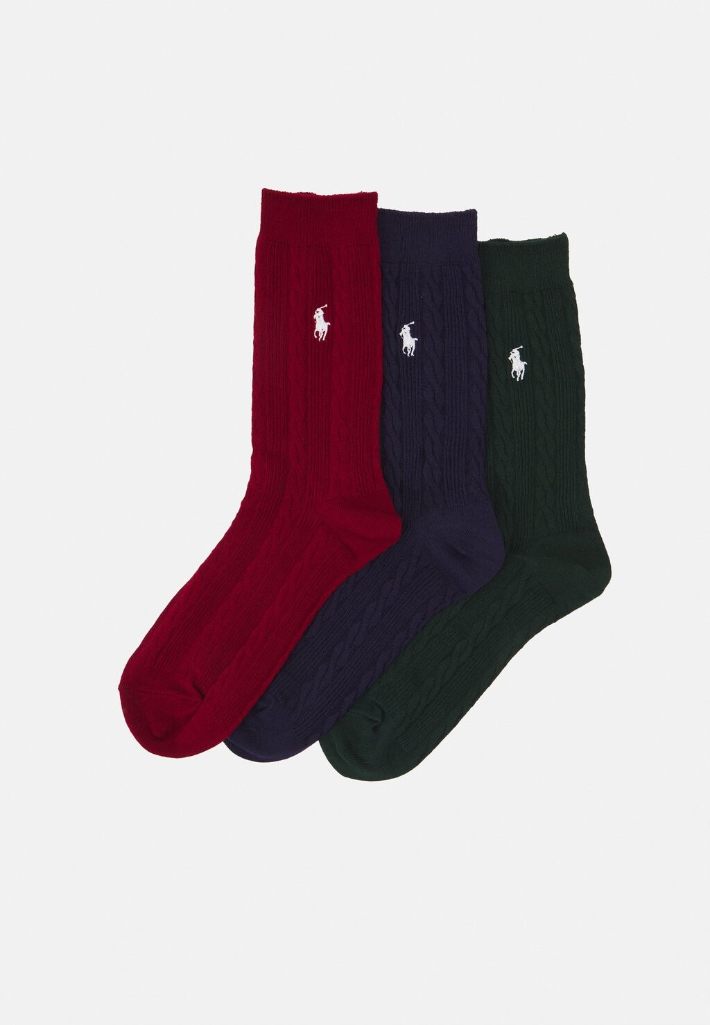 Носки CLASSIC CREW SOCK 3 PACK Polo Ralph Lauren, синий