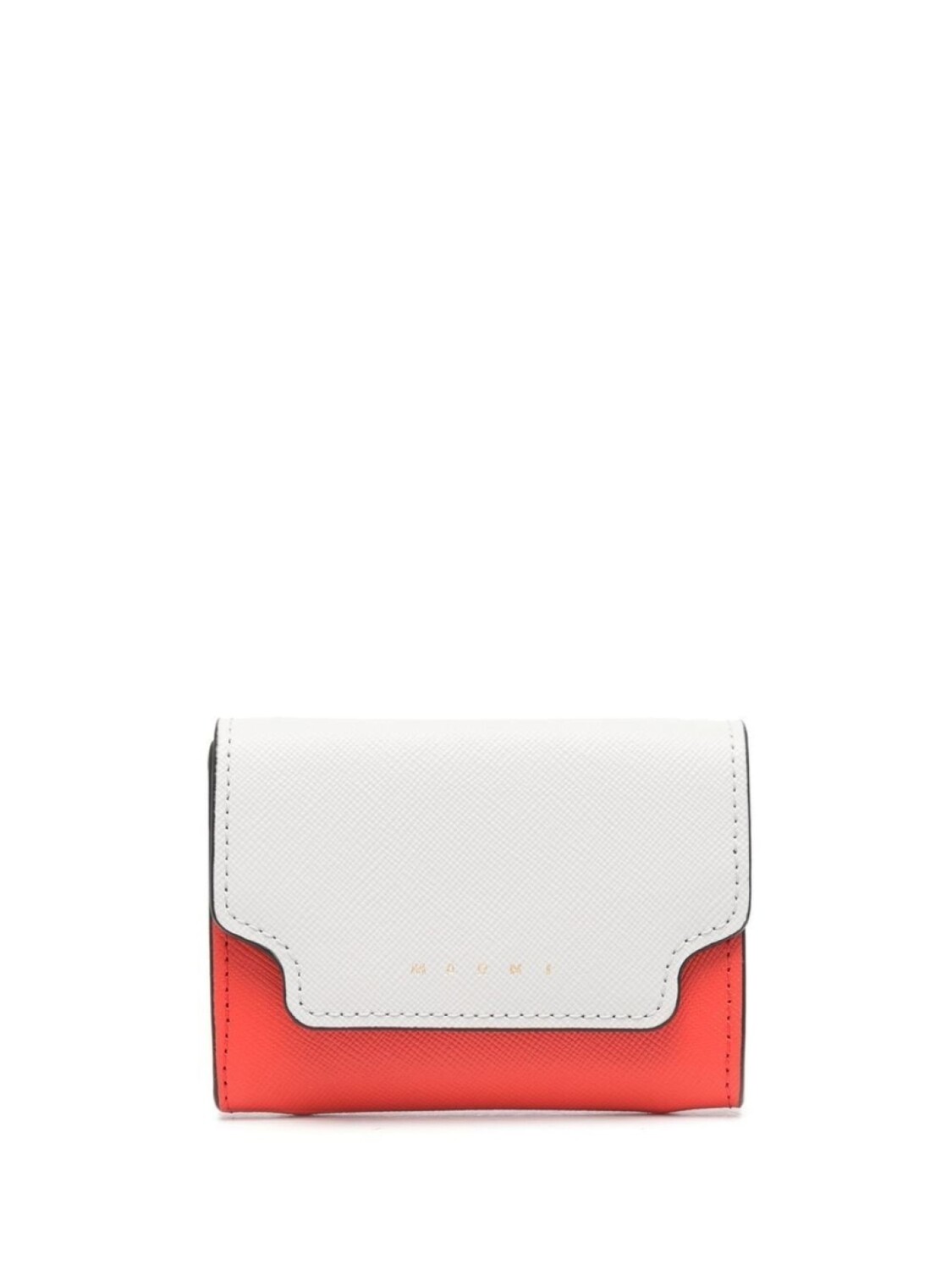 

Marni two-tone leather wallet, серый