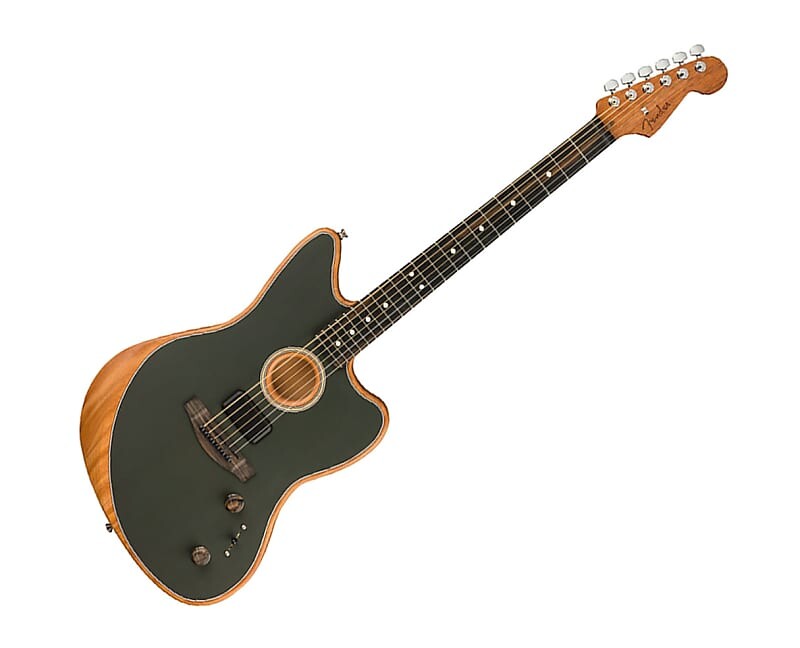 

Акустическая гитара Fender American Acoustasonic Jazzmaster - Tungsten w/ Ebony FB
