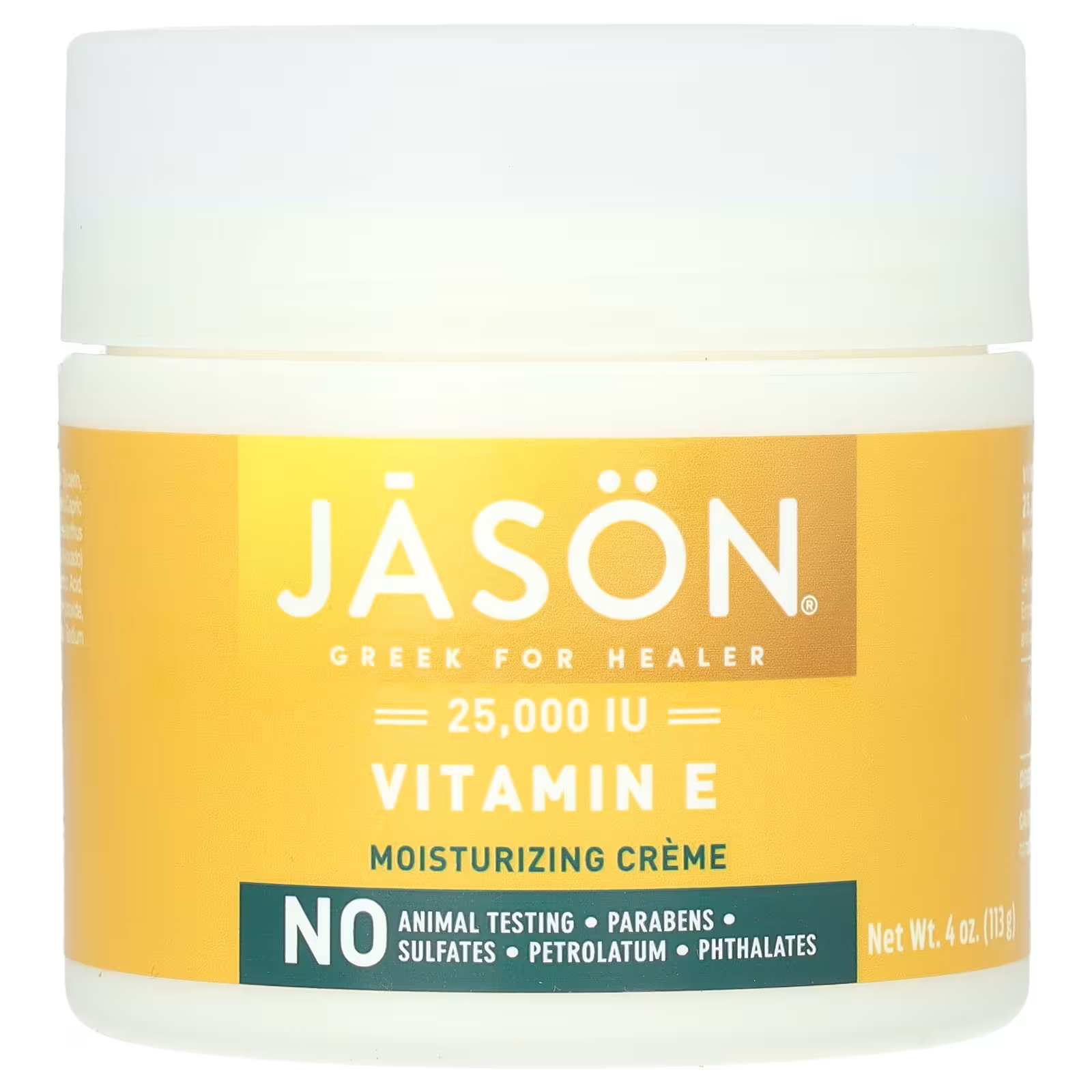 Крем увлажняющий Jason Natural с витамином Е, 113 г крем с витамином е jason natural products 25 000 ме 120 мл