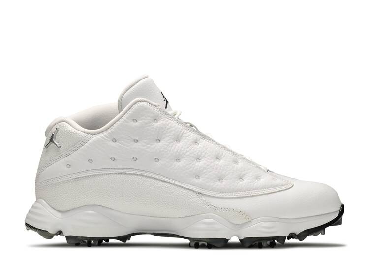 

Кроссовки AIR JORDAN 13 GOLF 'WHITE METALLIC', белый, Белый;серый