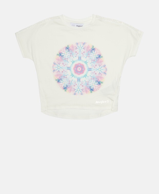 

Футболка Desigual, экрю