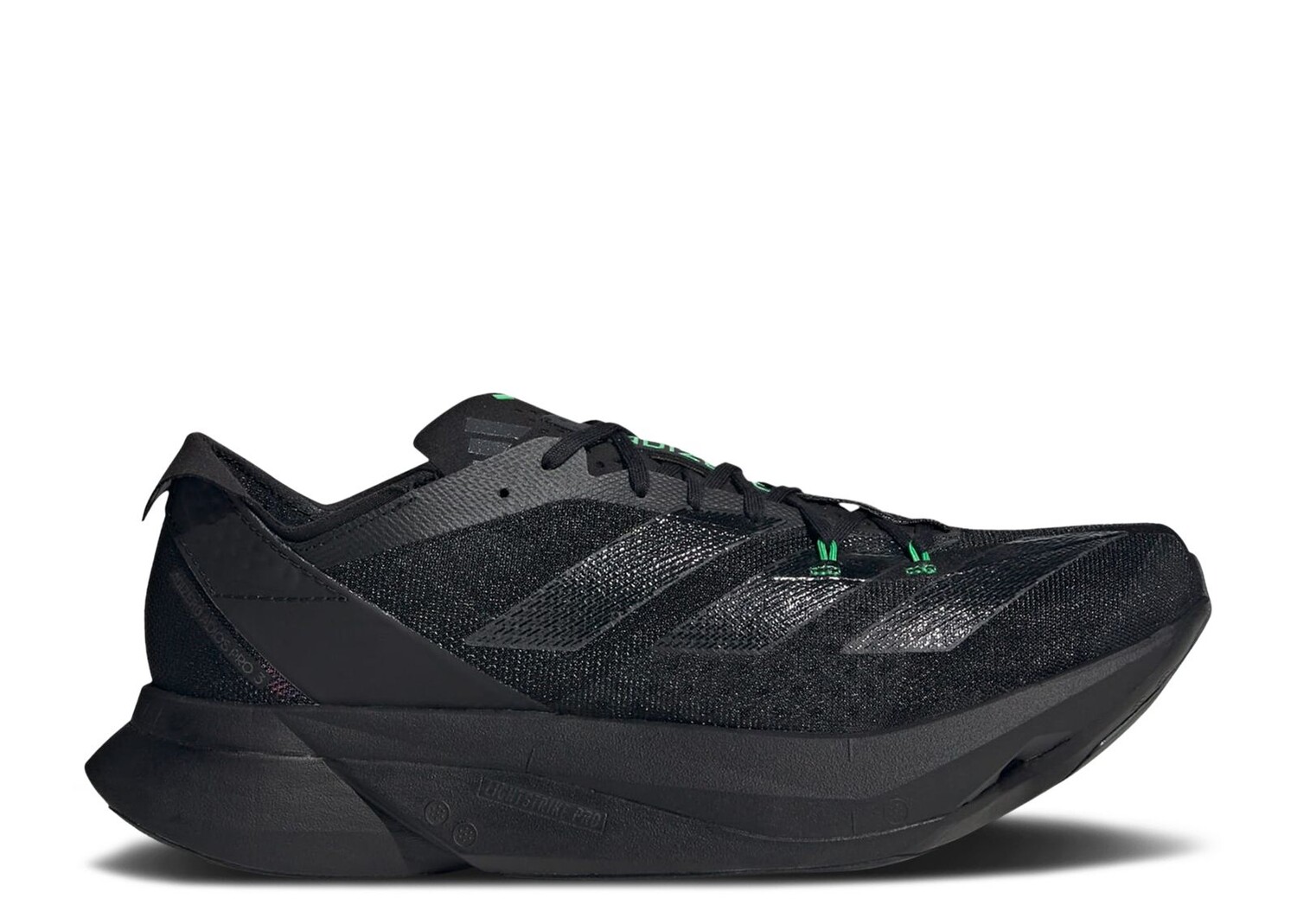 

Кроссовки adidas Adizero Adios Pro 3 'Black Green', черный
