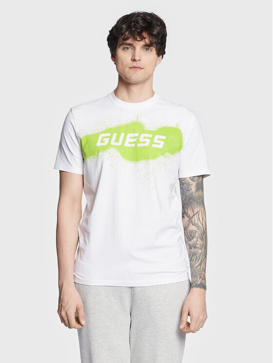 

Футболка узкого кроя Guess, белый