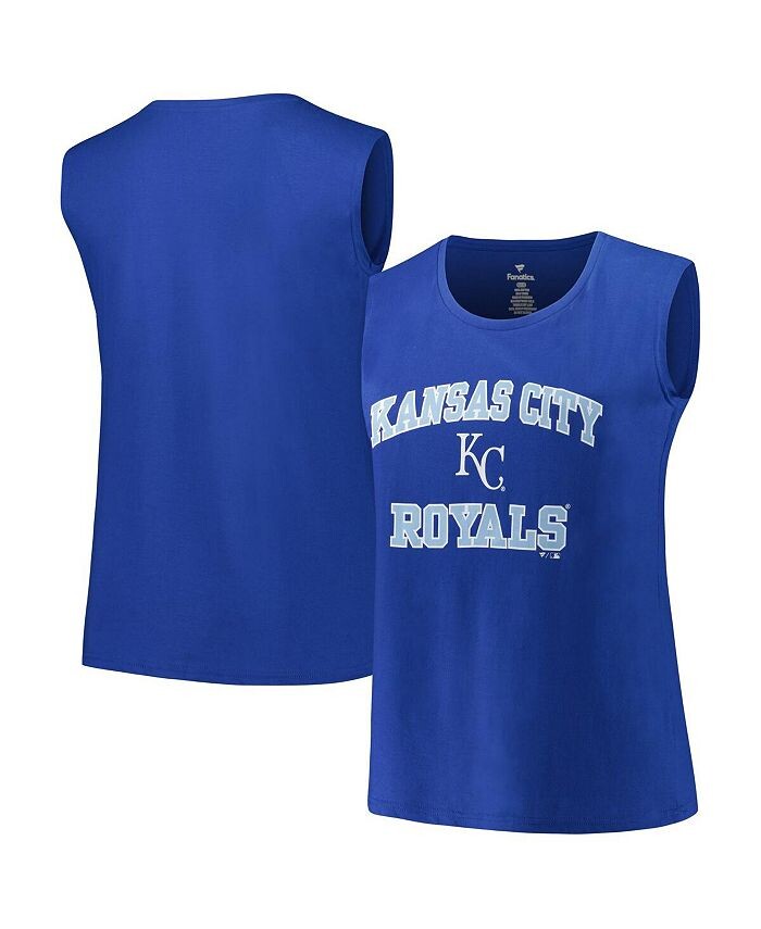 

Женская майка больших размеров Royal Kansas City Royals Profile, синий