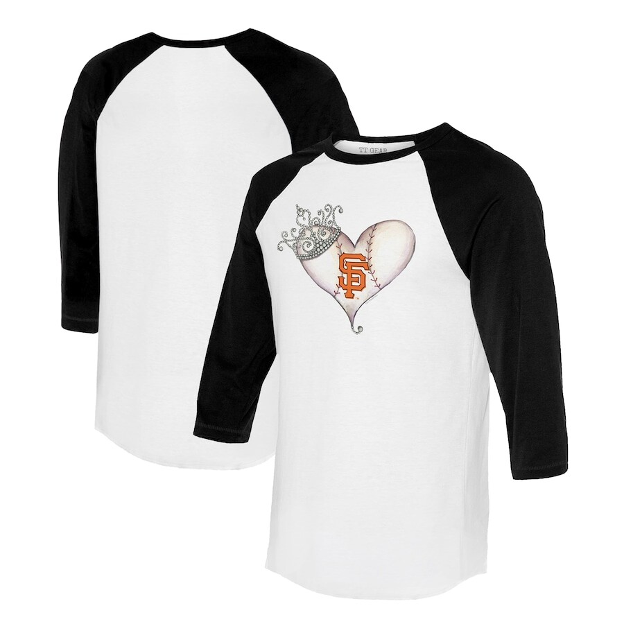 

Футболка с длинным рукавом Tiny Turnip San Francisco Giants, белый