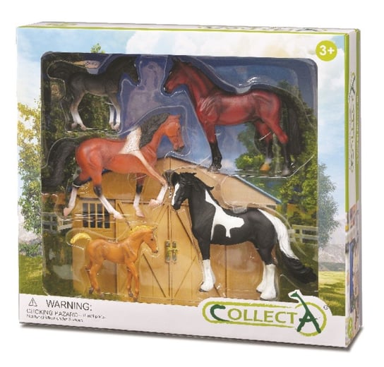 Collecta, Набор из 5 лошадей в упаковке collecta collecta набор динозавров 5 шт 1