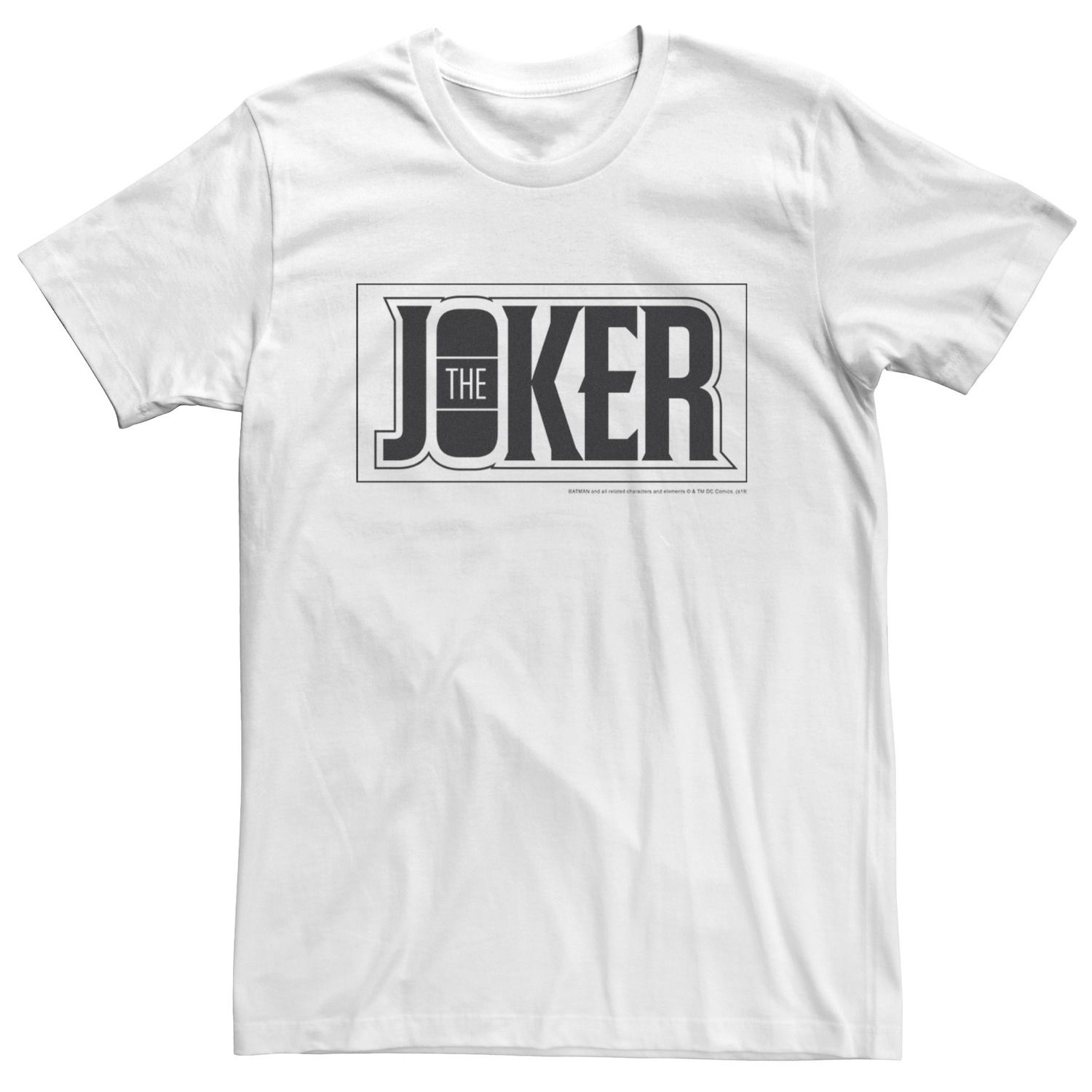Мужская футболка с рисунком DC Comics Batman Joker Licensed Character
