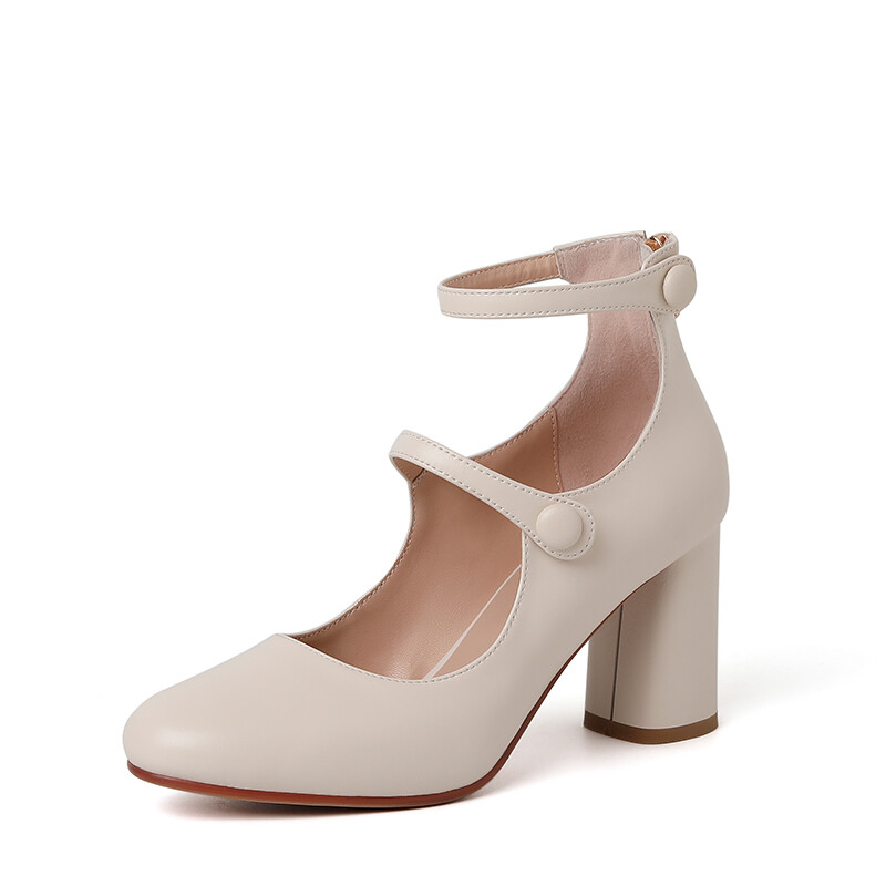 

Туфли Мэри Джейн женские Amazing Cure, цвет Off-white heels