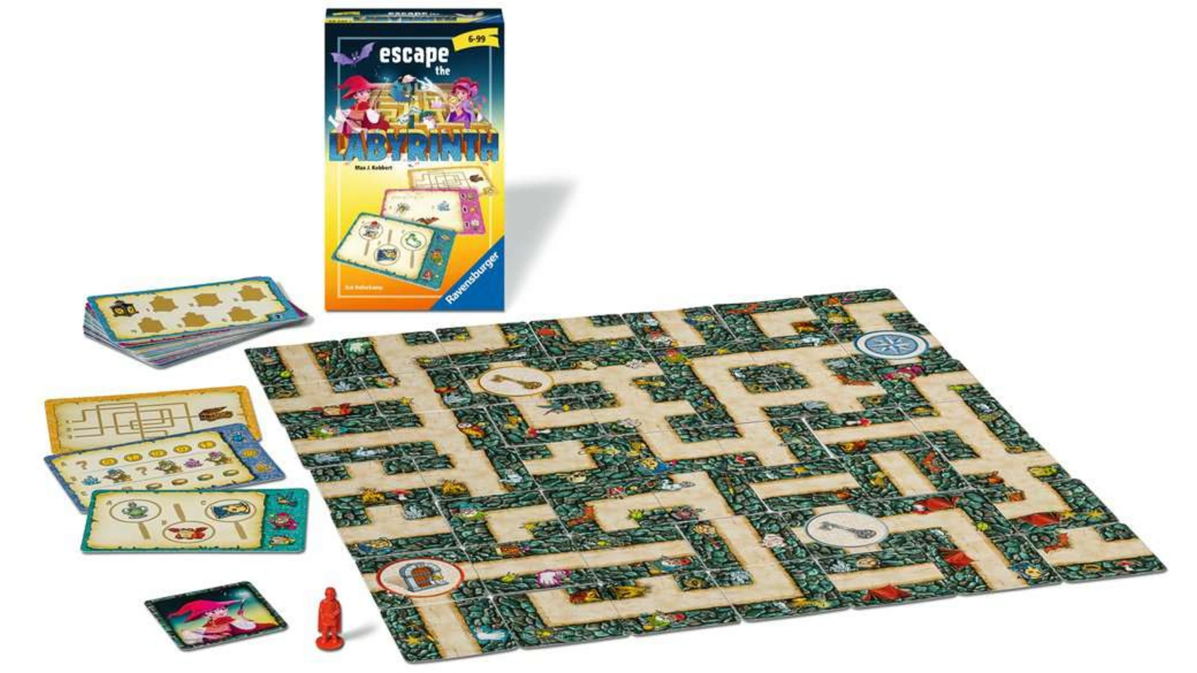 Ravensburger Spiele игра с собой Escape the Labyrinth кооперативный лабиринт-головоломка для детей от 6 лет и старше