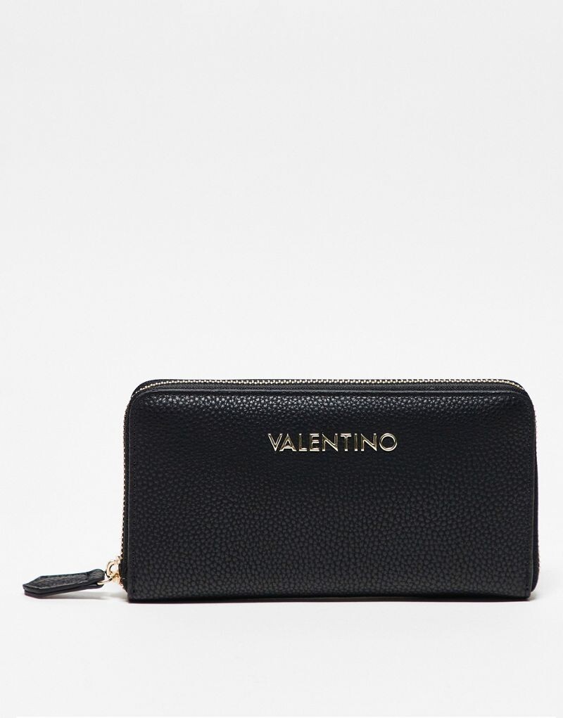 

Черный кошелек на молнии Valentino Brixton Valentino Bags