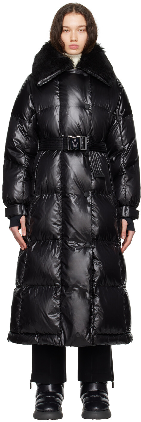 

Черный пуховик из ромашки Moncler Grenoble
