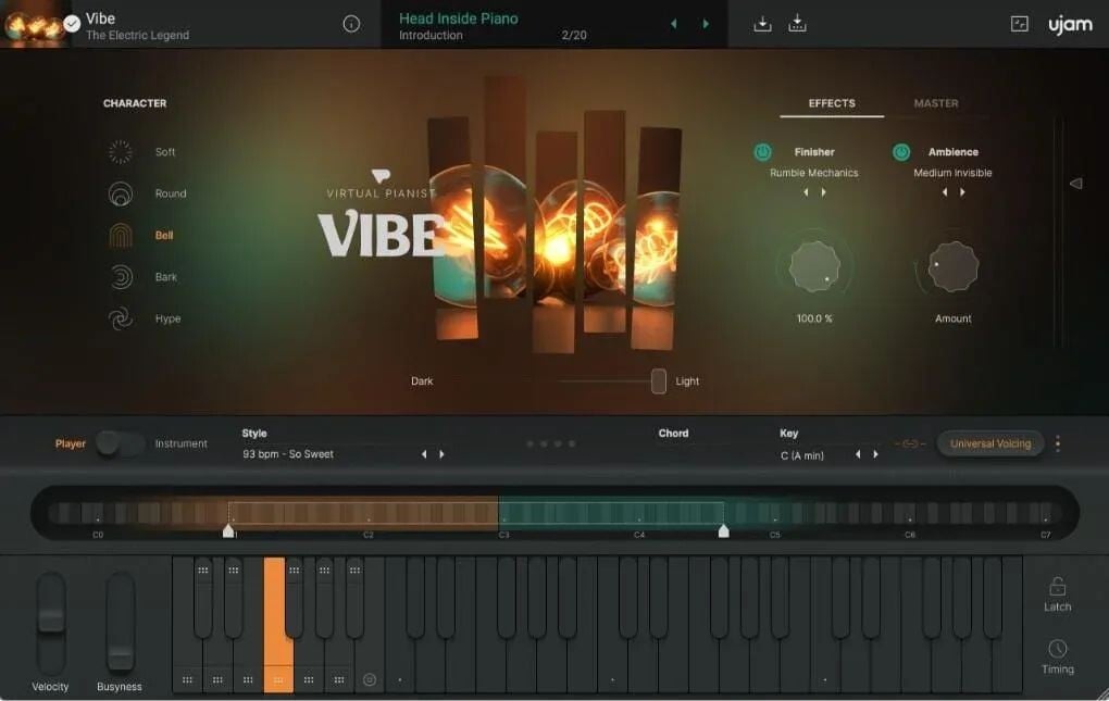 

Плагин UJAM Virtual Pianist Vibe Electric Piano