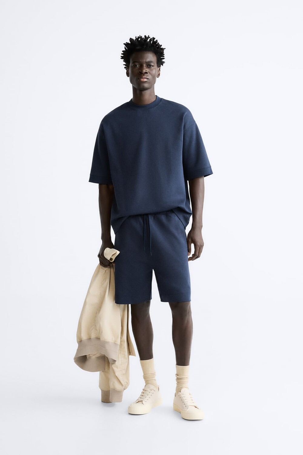 

Компактная толстовка ZARA, темно-синий
